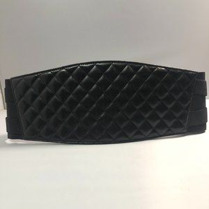 HOTTIE STATEMENT PIECE!Chanel quilted lambskin leather belt RARE.